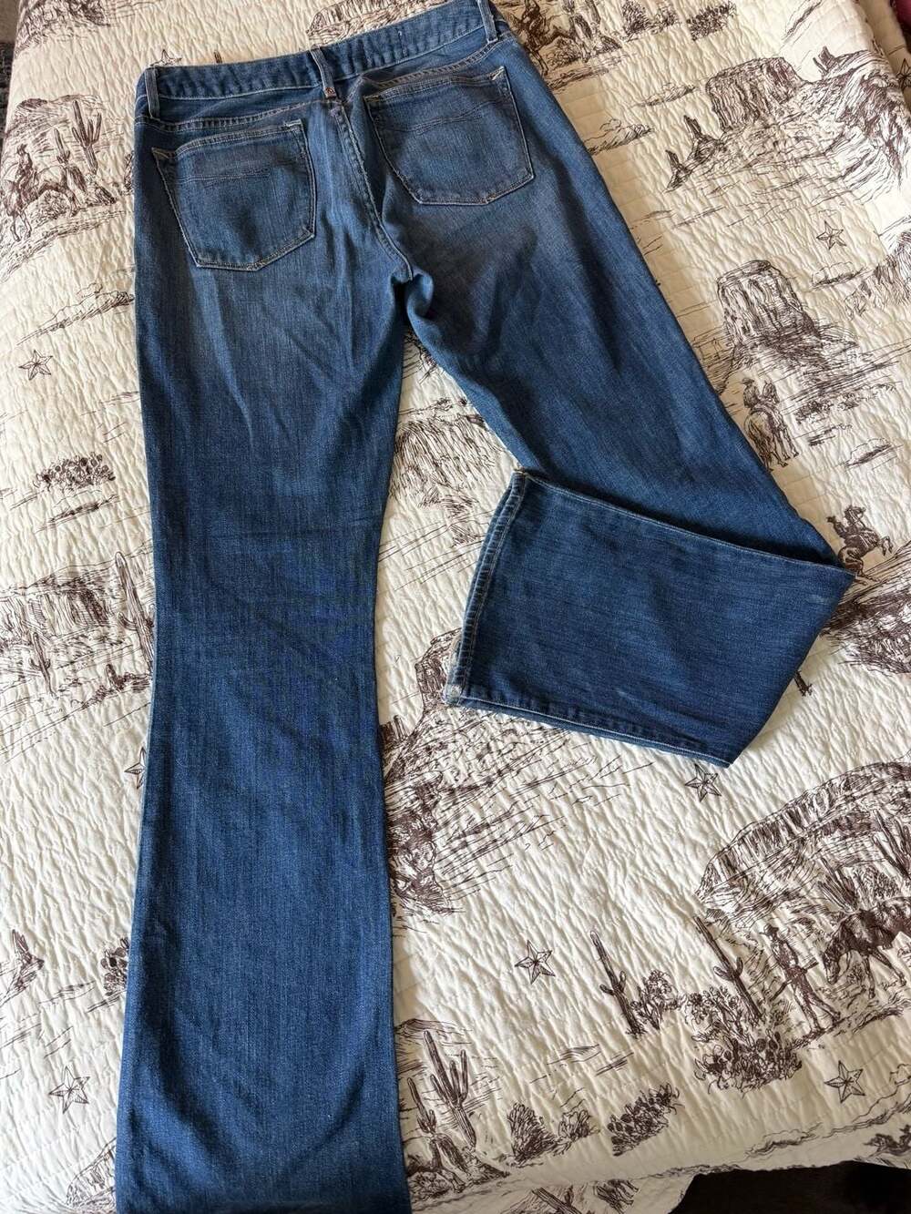 Gap 1969 Curvy Flare Jeans Size 30/10L Blue Denim